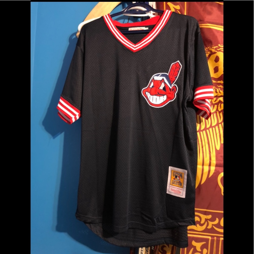 Joe Carter #30 Cleveland Indianas BP jersey